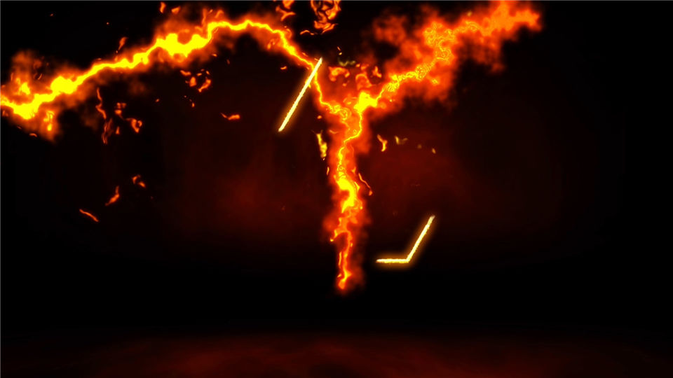闪电流体火花特效火焰标志动画金属LOGO演绎片头_第1张图片_AE模板库