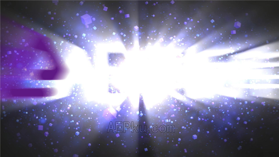AE制作立方体粒子汇聚星空效果LOGO片头标志动画视频_第2张图片_AE模板库