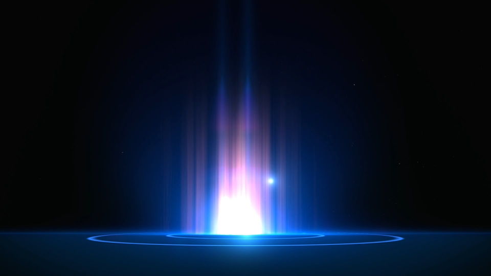 漂亮粒子光线上升展示标志LOGO演绎动画片头效果_第1张图片_AE模板库