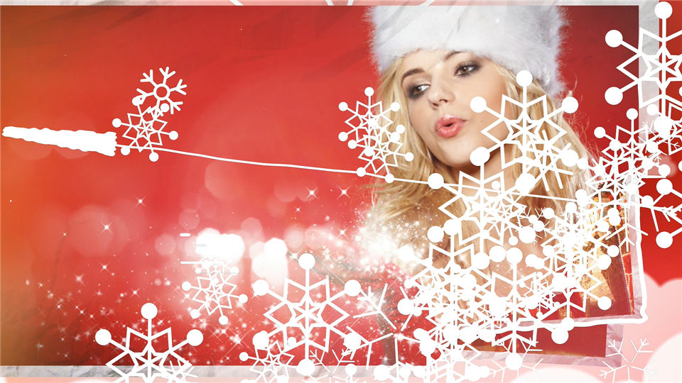 新版新年最喜庆时尚温馨浪漫圣诞节宣传片头视频_第3张图片_AE模板库