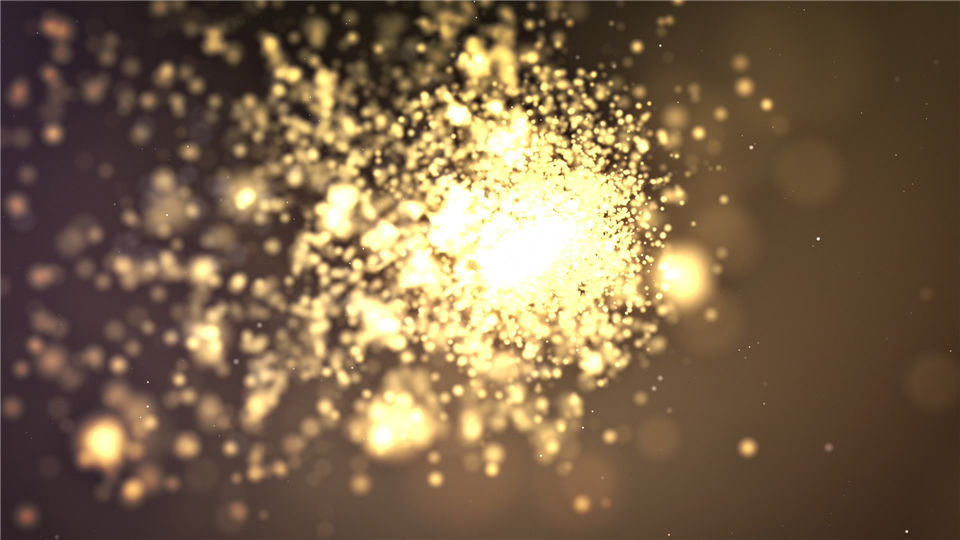 金色风沙粒子光效演绎标志片头动画工程文件_第1张图片_AE模板库