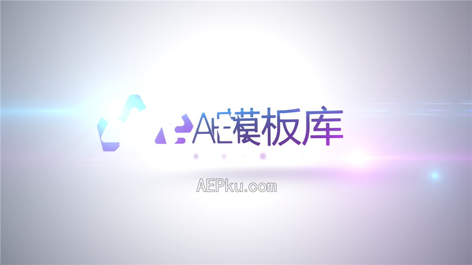 AE制作标志三维碎片汇聚明亮企业宣传LOGO片头动画视频_第2张图片_AE模板库
