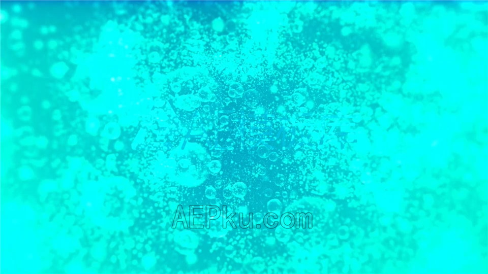 AE制作水底气泡波动粒子动画效果LOGO片头标志视频_第4张图片_AE模板库