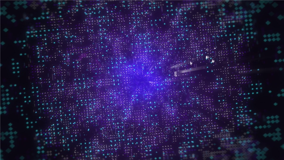 AE制作科技感LOGO扫光动画片头闪动粒子点点效果视频_第3张图片_AE模板库
